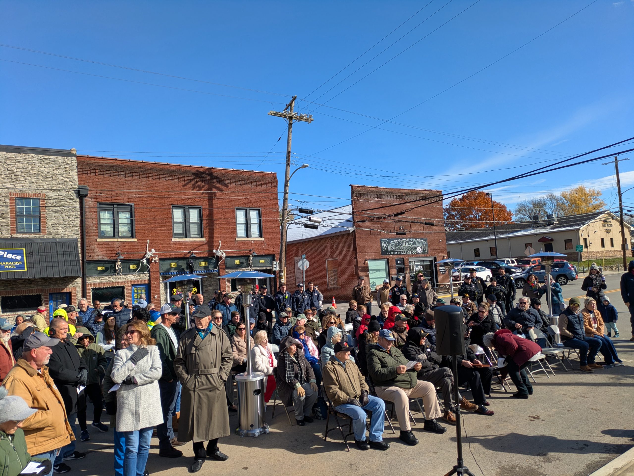 250 People Brave the Cold to Celebrate Winchester’s Newest and Largest Memorial